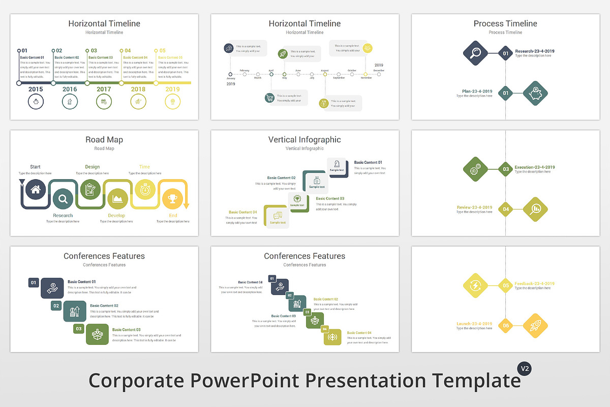 Corporate PowerPoint Template, a Presentation Template by GraphicStan (Photo 18 of 31)