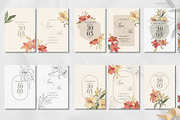 48 Vintage Floral Wedding Cards, an Invitation Template by Adora ARTS (Thumbnail 5 of 8)