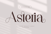 Asteria - Luxury Serif Font, a Serif Font by Aqeel_Art (Thumbnail 1 of 12)
