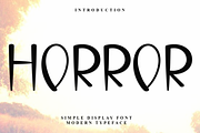 Horror, a Script Font by InermediaSTUDIO (Thumbnail 1 of 7)