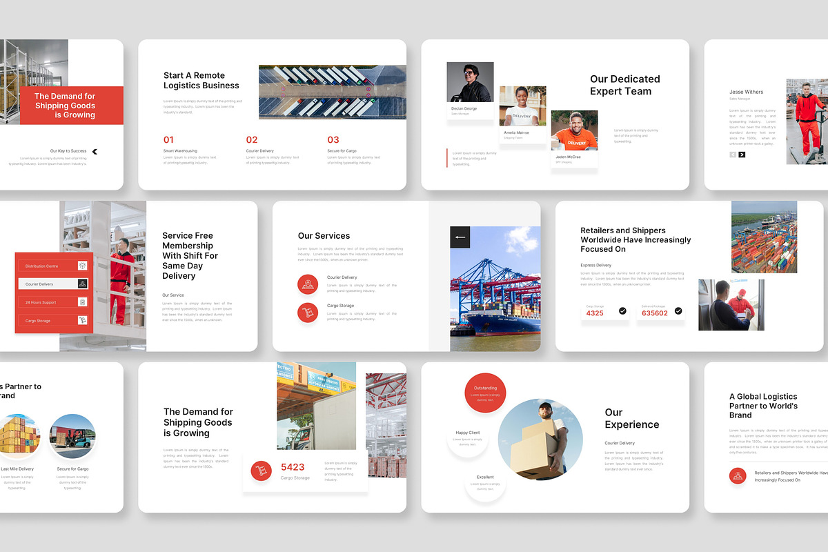 Express - Logistic & Shipping PPT, a Presentation Template by Premast (Photo 3 of 4)