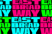 East Broadway, a NYC type., a Sans Serif Font by Tipos Pereira (Thumbnail 7 of 14)