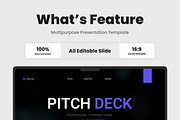 Bussines Pitch Deck Google Slides, a Presentation Template by SquidPixey (Thumbnail 3 of 6)