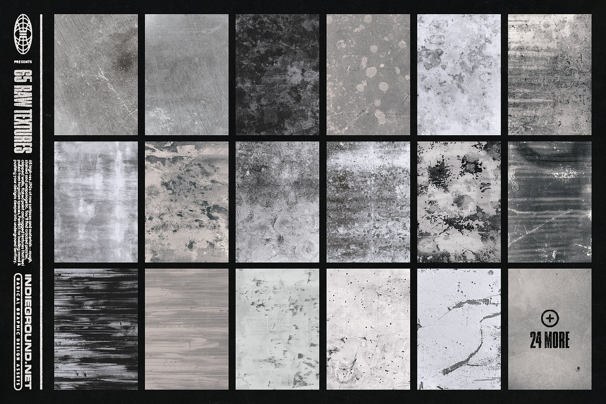 Grunge Textures, a Texture Graphic by Indieground Design Inc. (Photo 12 of 23)