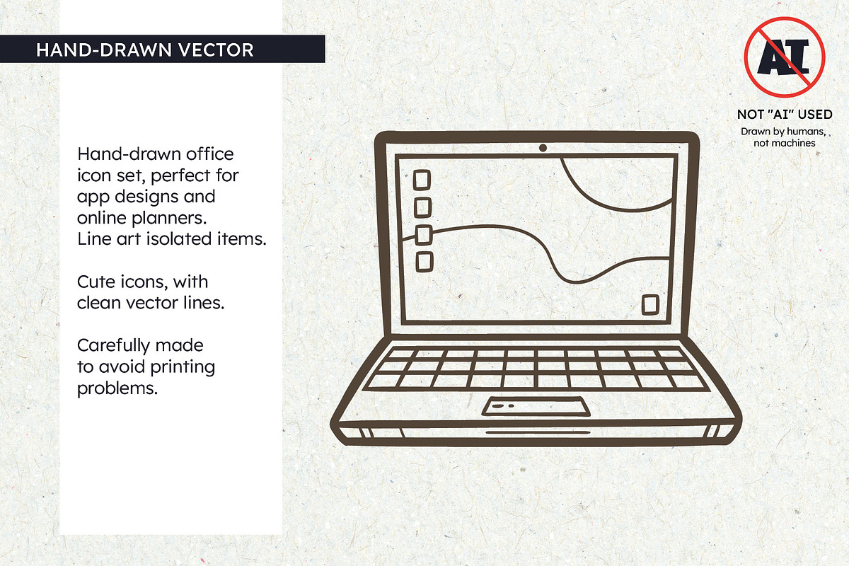 Office Icon Set, an Outline Icon by insemar (Photo 2 of 4)