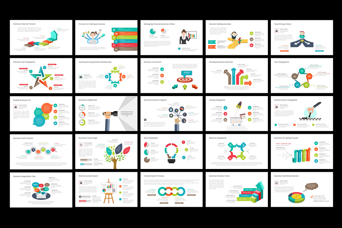 Majestik Presentation Template, a Presentation Template by GreenDesign (Photo 2 of 5)