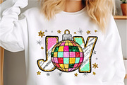 Joy Colorful Glitter Christmas Png, an Illustration by Libby Wishes (Thumbnail 5 of 6)