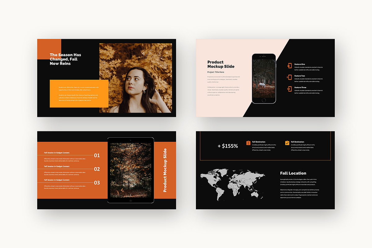 Nvio : Autumn Season Powerpoint, a Presentation Template by Punkl Camp (Photo 15 of 16)