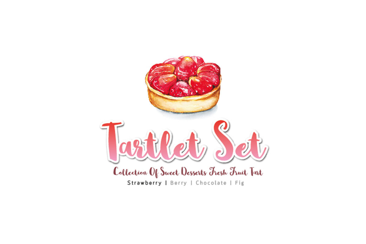 Sweet Dessert  DIY Pack (Tartlet), a Food Illustration by Ora (Photo 2 of 5)