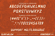 Black Willow - Handbrush, a Font by Krakenbox Studio (Thumbnail 11 of 12)