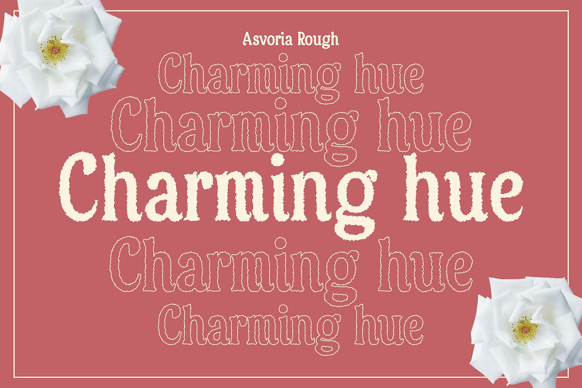 Asvoria Rough, a Serif Font by Craft Supply Co. (Photo 5 of 8)