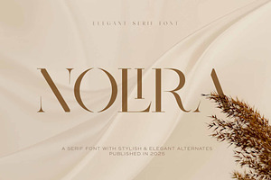 Nolira – Elegant Serif Font