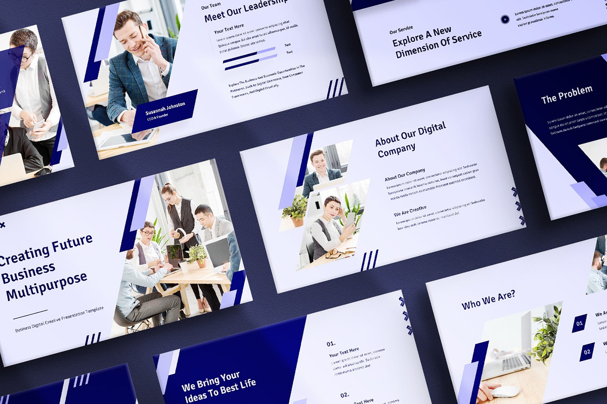 Creating Future Business, a Presentation Template by BumbleGraph Studio (Photo 1 of 3)