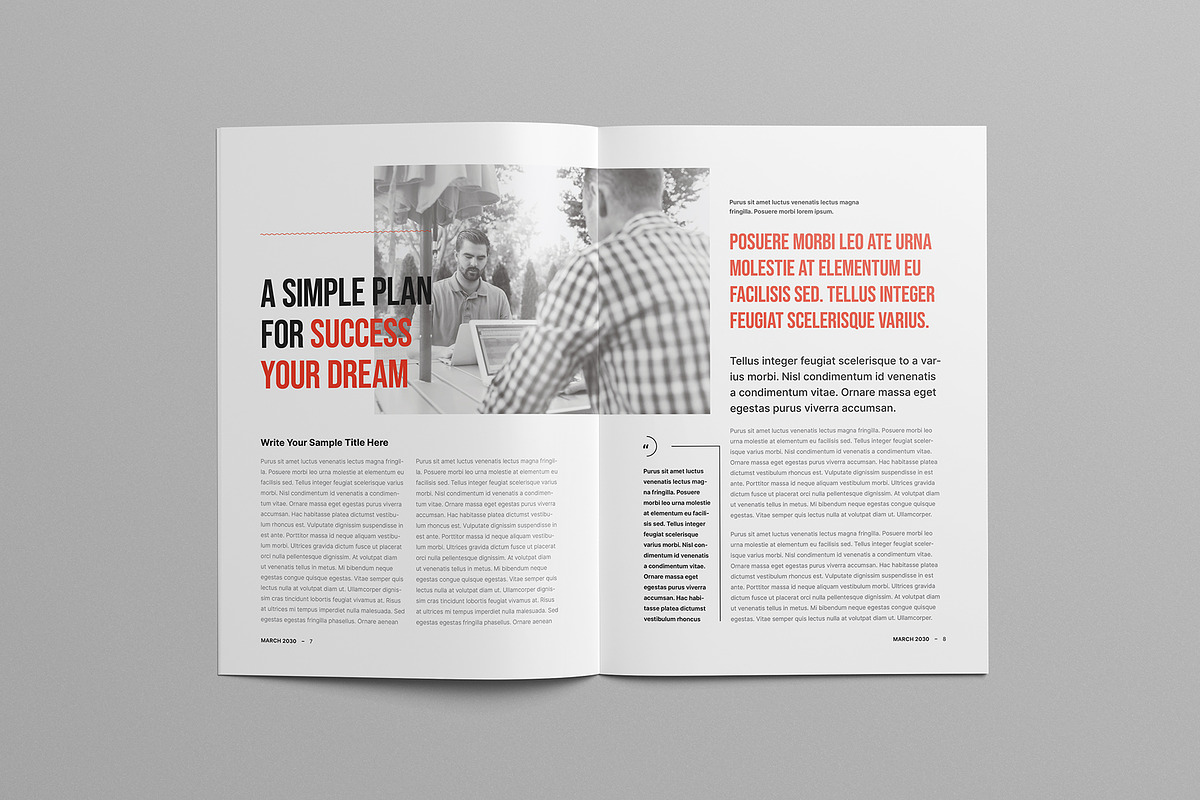 Business Magazine | Canva & InDesign, a Magazine Template by Pixelpick (Photo 5 of 14)