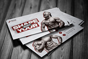 Sports Gym Business Card, a Business Card Template by Saman Osama (Thumbnail 4 of 4)