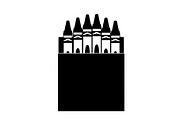 School crayons box silhouette, a Graphic by Designer_Momina (Thumbnail 7 of 10)