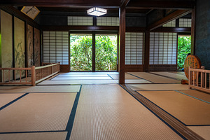 Interior of a traditional wooden house in Shirakawa-go, Japan, an Architecture Photo by GoodGoods
