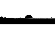 sunset horizon wall art design, an Illustration by Amazin_art (Thumbnail 29 of 31)