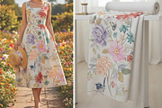 The Whimsical Garden, a Pattern Graphic by Print Diaries (Thumbnail 5 of 5)