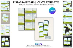 30 Instagram Post Canva Templates
