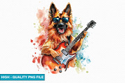 Music Dog Clipart Bundle, an Illustration by crative8112 (Thumbnail 5 of 15)