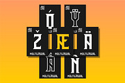 JAVELYNE FONT SQUARE DUO, a Sans Serif Font by Aktab Studio (Thumbnail 7 of 9)
