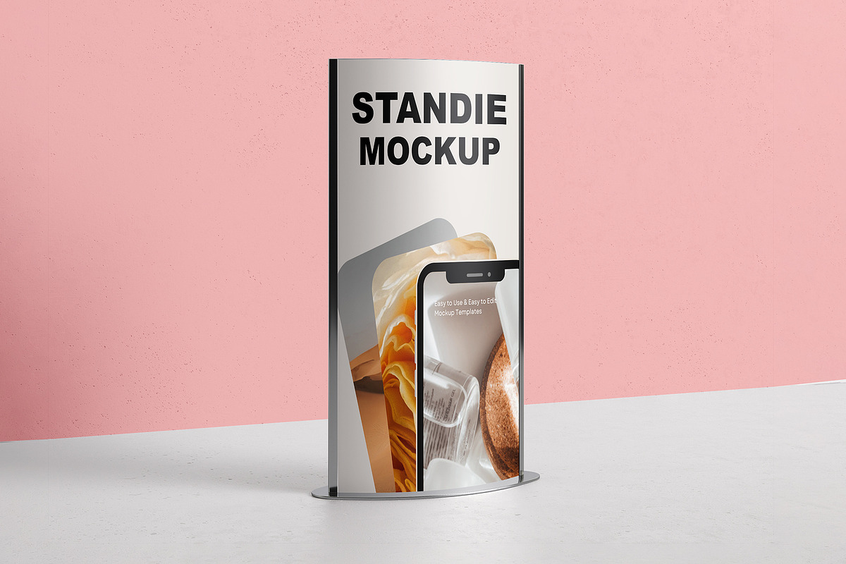 Banner Mockup, a Product Mockup by GraphicsPixel (Photo 3 of 14)