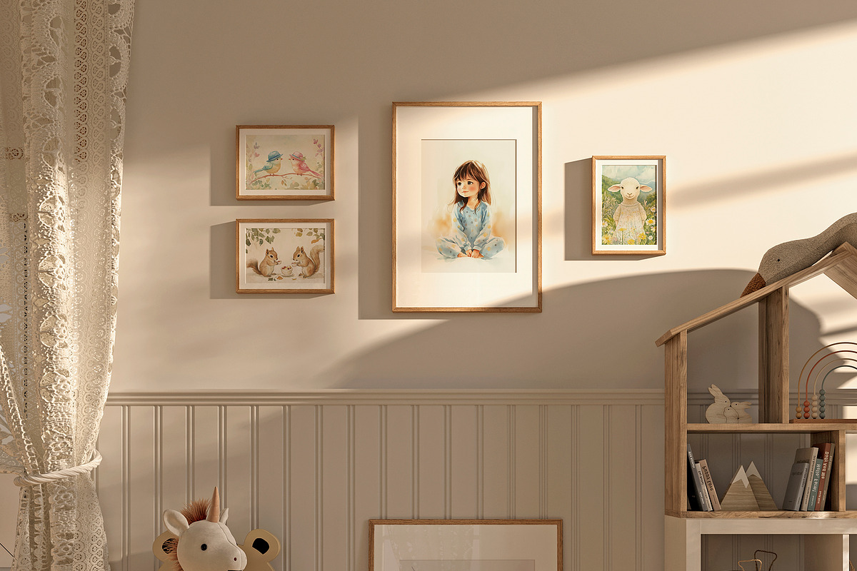 The Art of Being Little. Prints set, a Background Graphic by Lidberia (Photo 5 of 9)