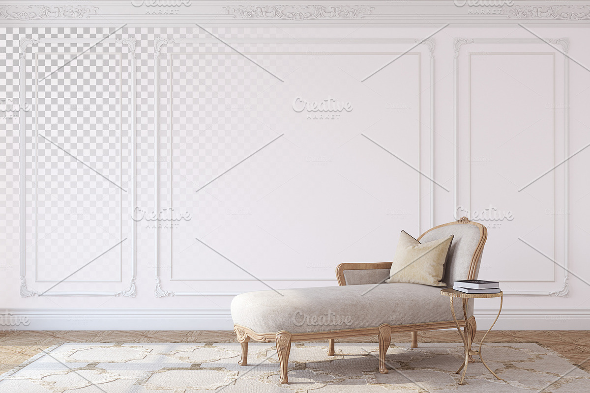 FRENCH STYLE Wall&Frame Mockups, a Poster Template by MyHomeMockups (Photo 8 of 12)