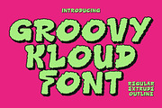 Groovy Kloud Font, a Handwritten Font by GroovyFontCo (Thumbnail 1 of 9)