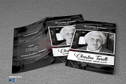 Funeral Program Template Black White, a Brochure Template by Madhabi Studio (Thumbnail 1 of 5)