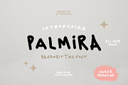 Palmira- Handwritten Font, a Handwritten Font by Visual Blends (Thumbnail 1 of 9)