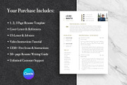 Professional CV Template | Canva, a Resume Template by Lux Resume (Thumbnail 8 of 9)