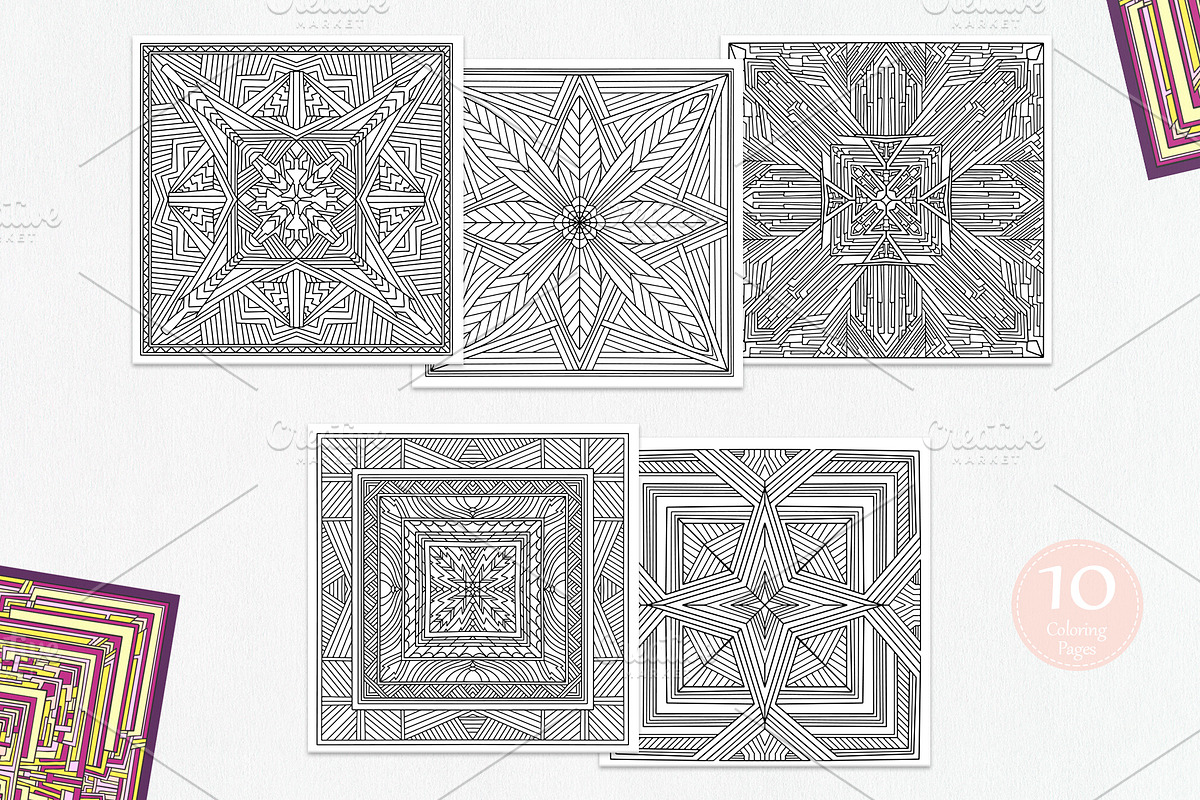 Square mandalas collection, a Brushes & More by dnapslvsk (Photo 3 of 5)