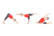 9 yoga poses for pregnant women, an Object Graphic by Olga Bonitas (Thumbnail 4 of 5)