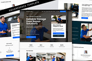 Garage Door Squarespace Website, a Squarespace Template by Template Twist Shop (Thumbnail 1 of 9)
