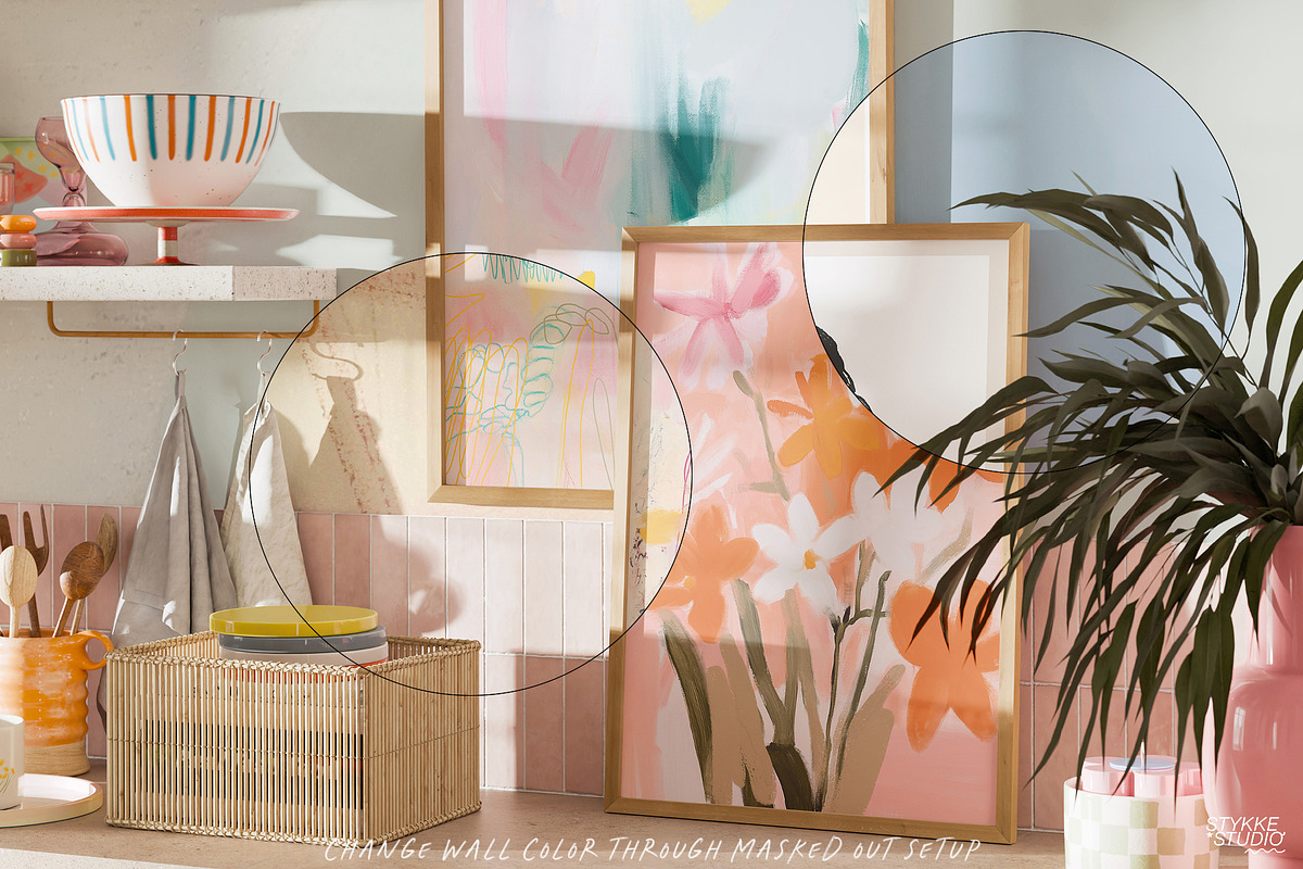 MUGS & CUPS | Frame Mockup Kitchen, a Household Mockup by Stykke Studio (Photo 11 of 13)