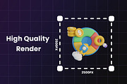 Business 3D Icon Design, an Object Graphic by Artnivora.Std (Thumbnail 2 of 4)