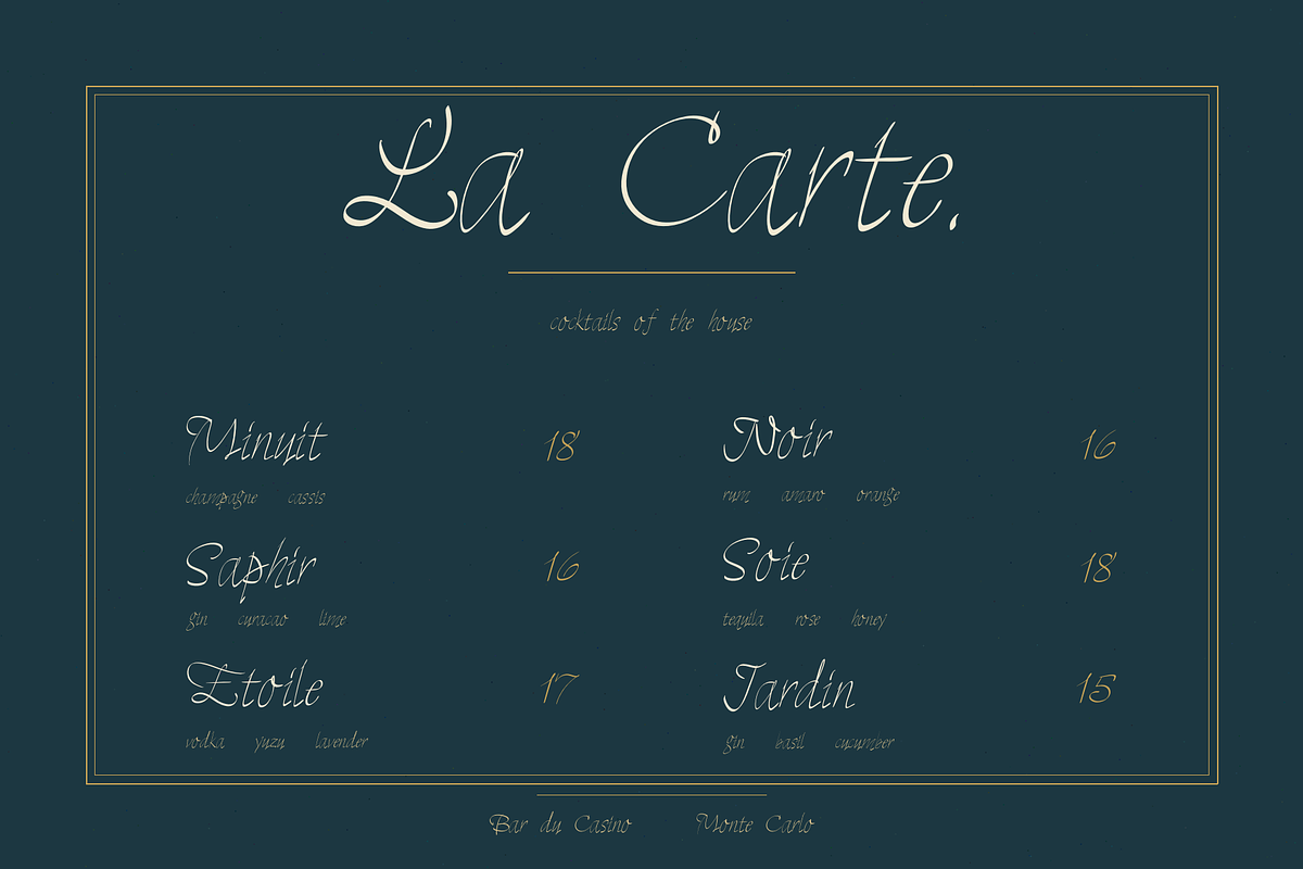 Etherose - Elegant Script, a Handwritten Font by Lettra Studio (Photo 7 of 11)