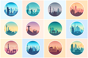 Famous Cities Landscape Collection, an Illustration by Chuhastock (Thumbnail 12 of 15)