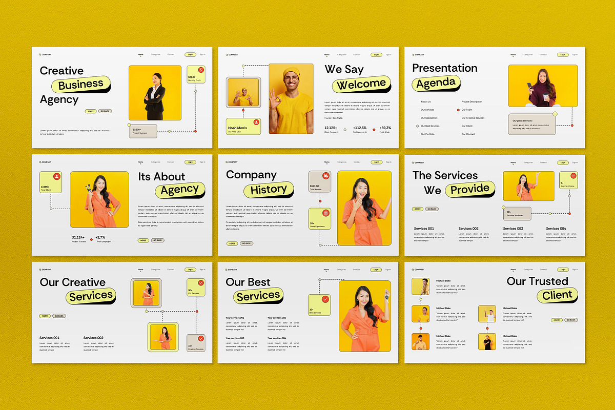 Creative Business Agency GoogleSlide, a Presentation Template by graphicook (Photo 3 of 4)