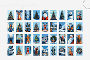 Christmas Greeting Cards Pack, an Object Graphic by Lumeno (Thumbnail 2 of 5)