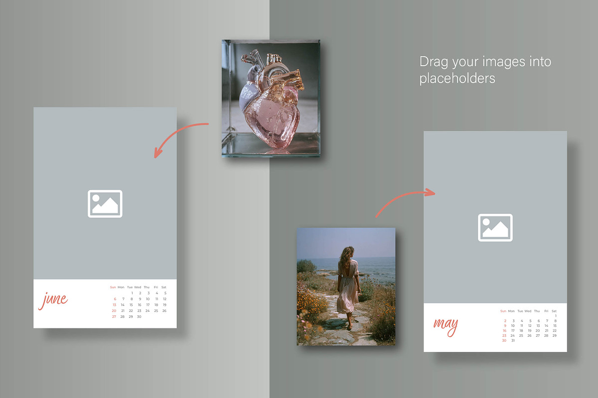 2027 Desk Calendar Template, a Stationery Template by R-studio (Photo 5 of 8)