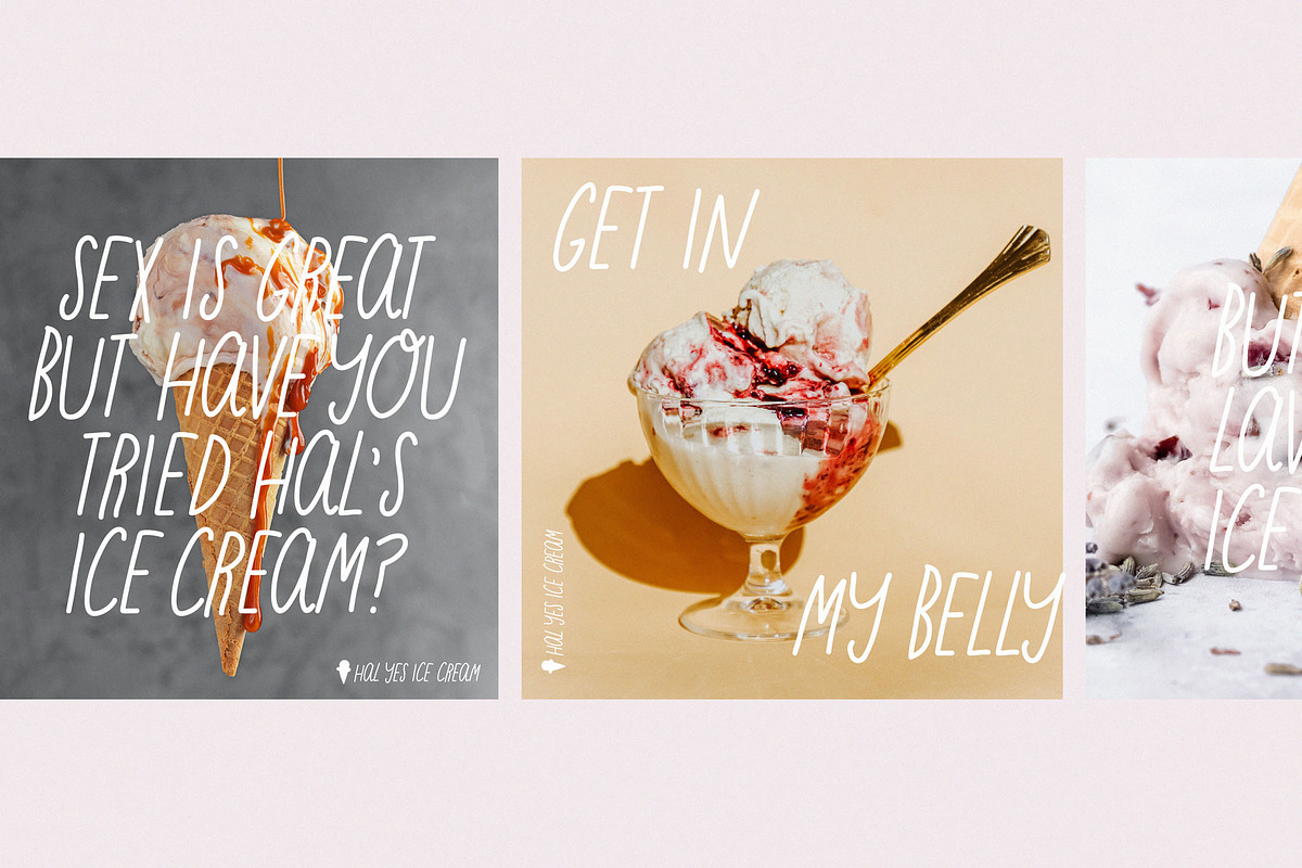 Monday Picnic • Quirky Handwriting, a Sans Serif Font by Becky Simpson (Photo 8 of 16)