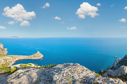 Coastline of Novyj Svit summer view (Crimea, Ukraine), a Nature Photo by YuriyB