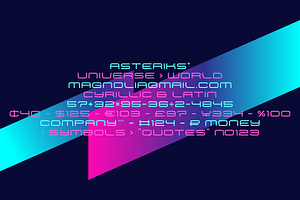 Spectron Display Font