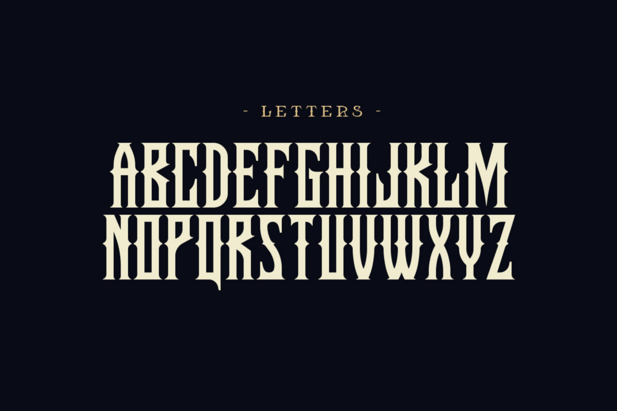 MageBlood Typeface, a Font by Tugcu Design Co. (Photo 2 of 6)