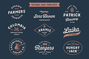 Palmer Script & Sans + Logo Template, a Script Font by Andrey Sharonov (Thumbnail 7 of 17)