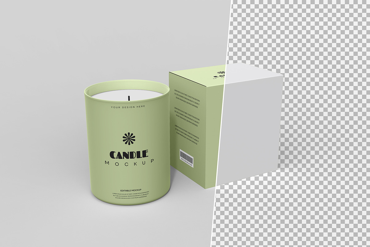 Scented Candle Jar Mockup, a Product Mockup by graphypix (Photo 2 of 4)