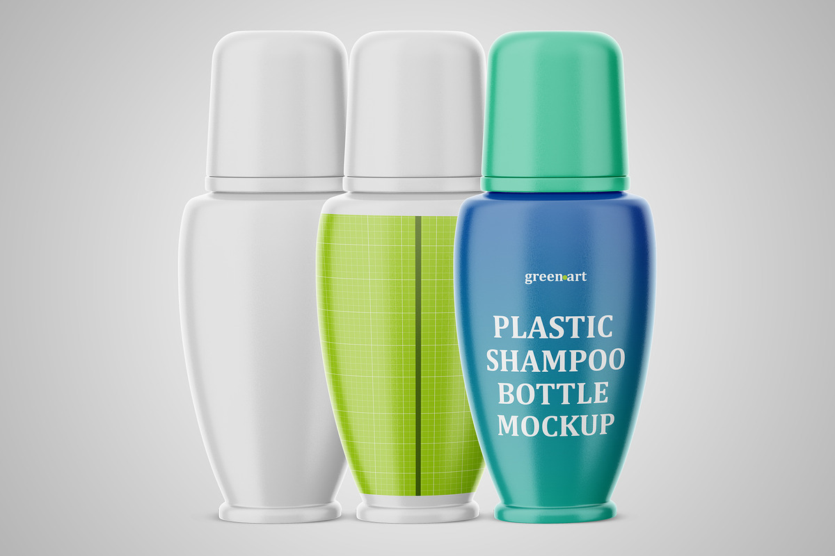 Matte Plastic Shampoo Botle Mockup, a Product Mockup by Green Art (Photo 2 of 5)